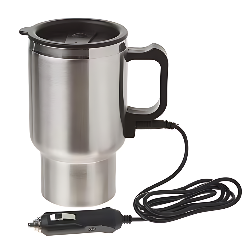 Cana Termos Auto 12V cu Alimentare la Brichetă, 450ml, Inox, 100℃