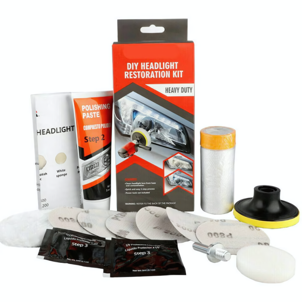 Kit Profesional de Restaurare a Farurilor - Brightener DIY