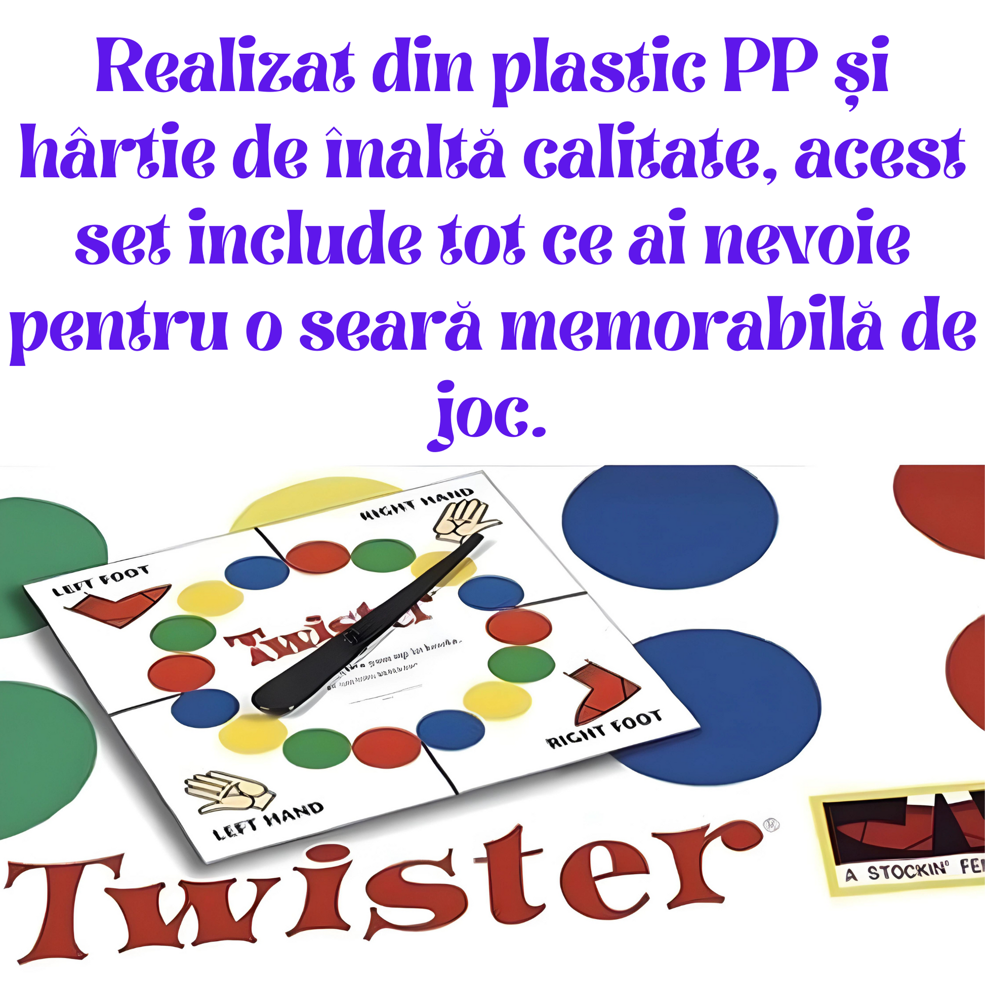 realizat din plastic PP și hârtie de calitate premium