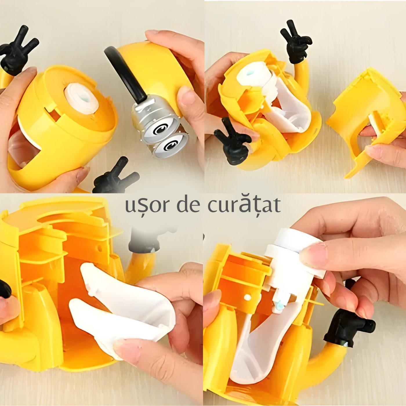 dispenser pasta de dinți easy to clean