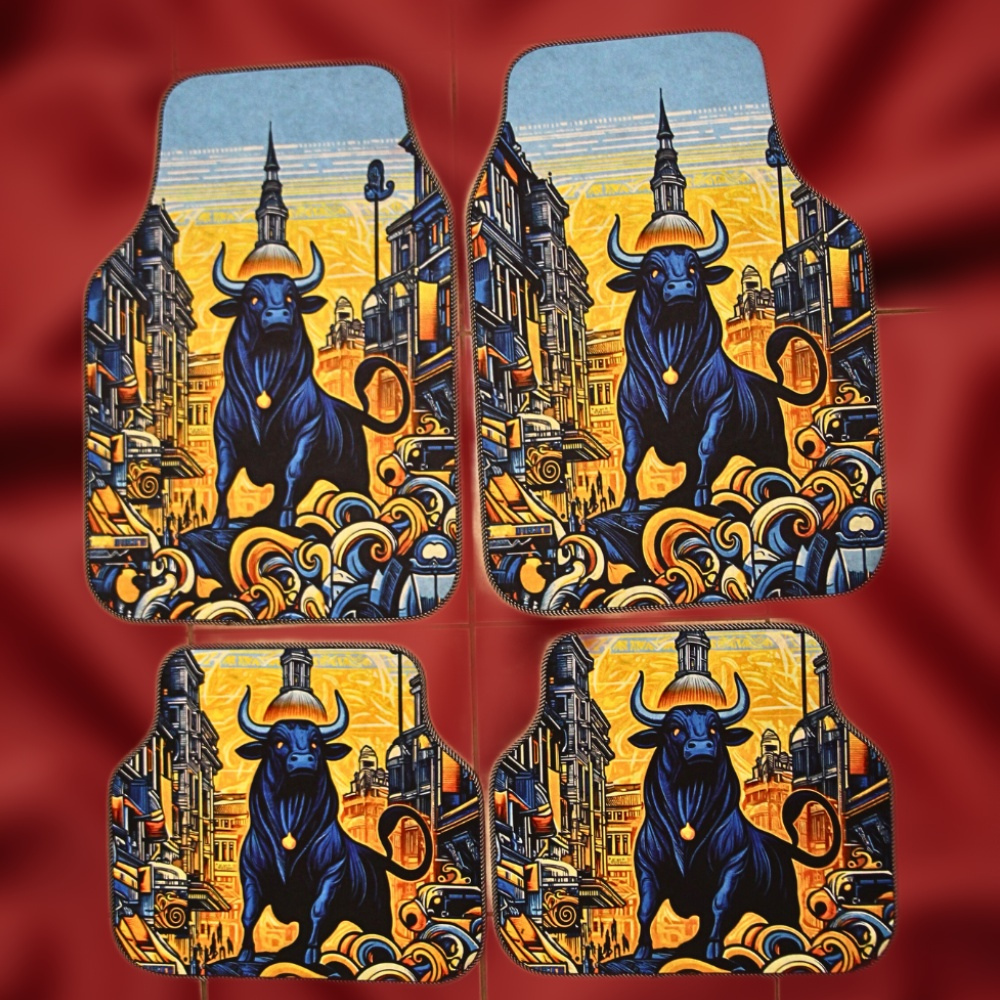 Covorașe Auto DECOMAT Bull Print – Set Universal PVC