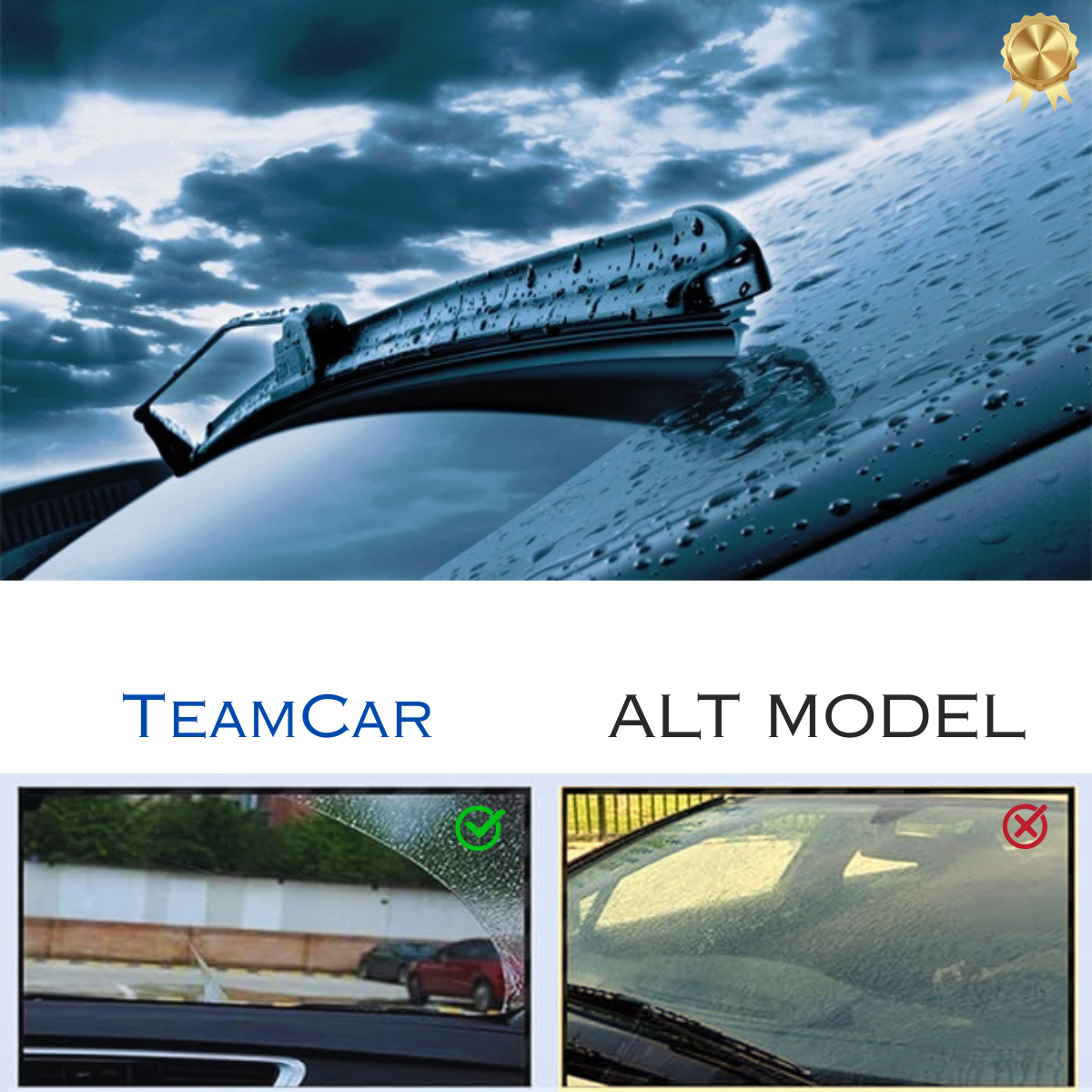 Ștergător parbriz auto TeamCar® 28 inch (700 mm) – Universal, Silențios, Durabil