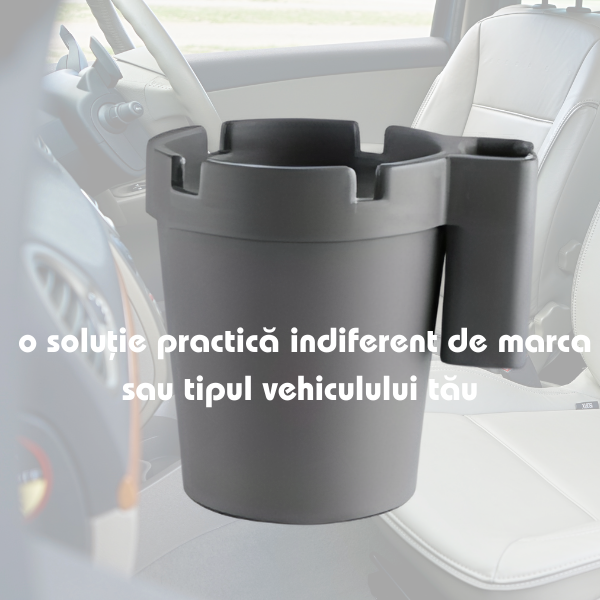 ScumieraAuto cu Suport Integrat pentru Brichetă