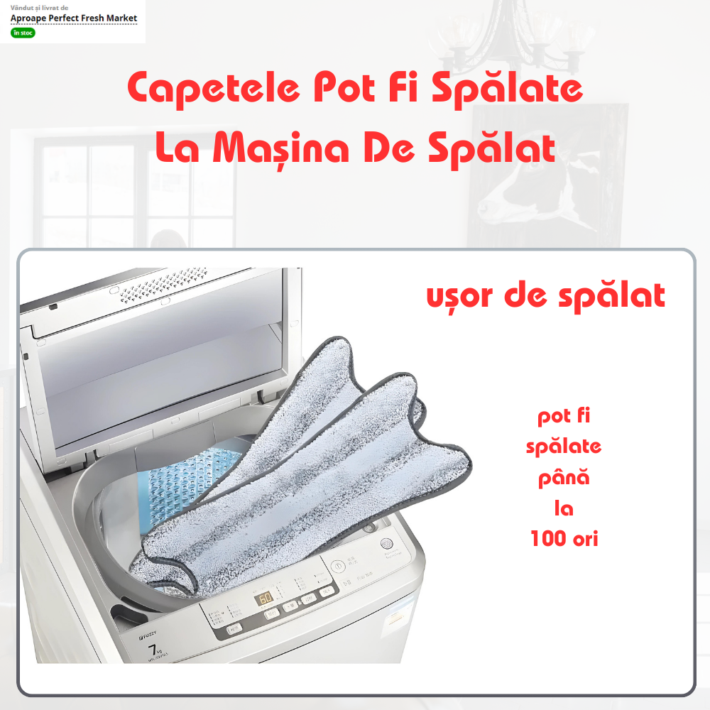 easy to wash example for cap microfibră mop telescopic in formă de x de la aproape perfect