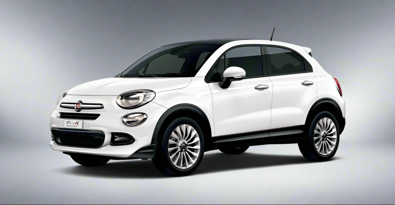 fiat 500x blanc gelato