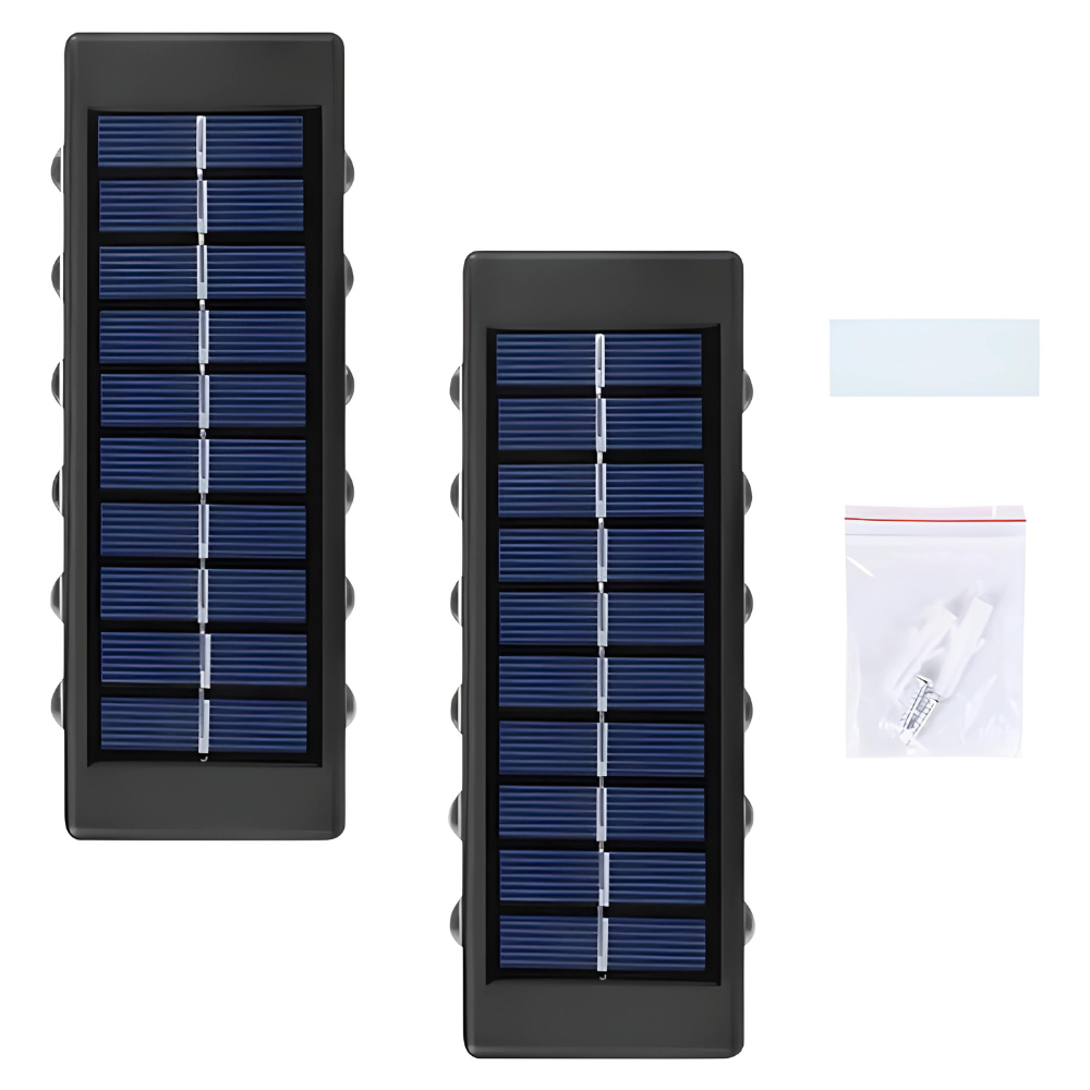 Lampa Solară 12 LED Impermeabilă pentru Exterior