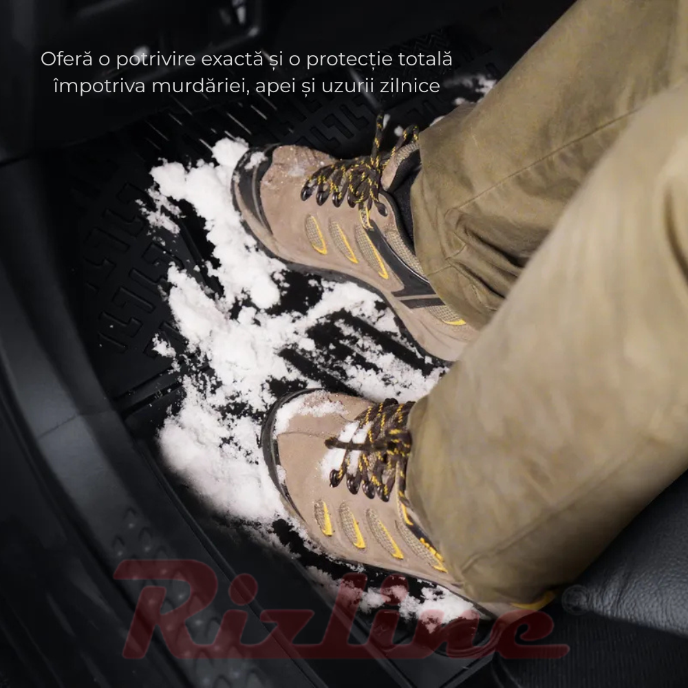 Complete set Rizline Dacia Duster 2018–2022 4x2 Prestige – Front, rear mats and trunk tray