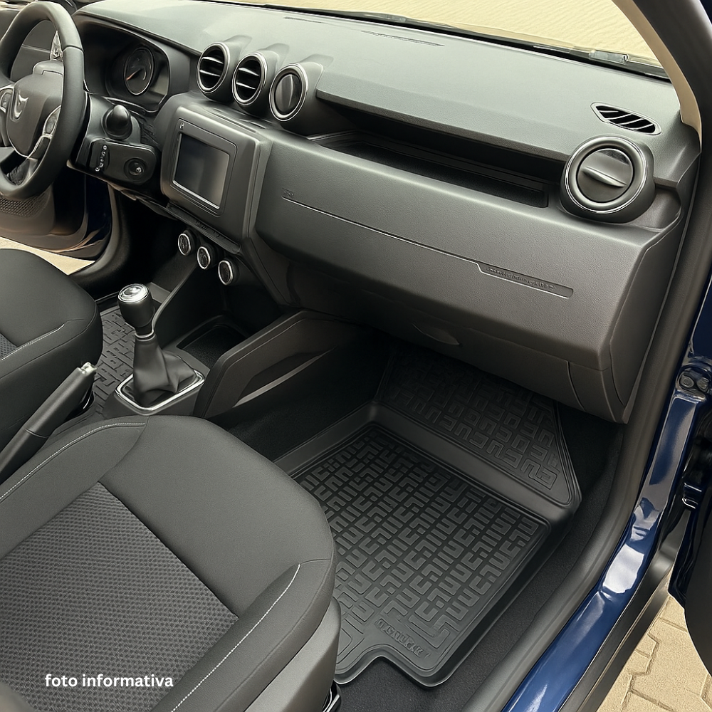 Covorașe Tăviță Dacia Duster 2018–2022 4x2 Prestige – Rizline