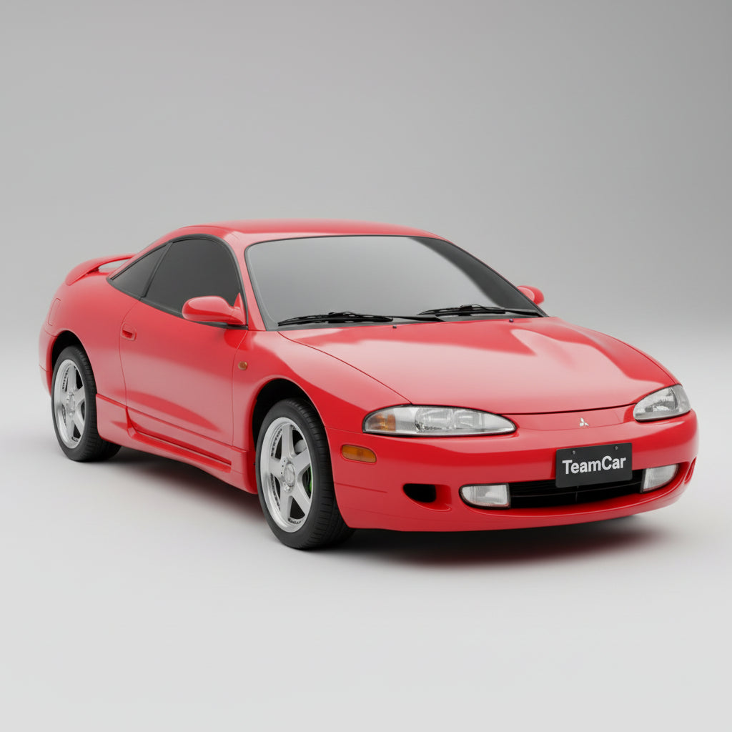 Ștergătoare TeamCar® pentru Mitsubishi Eclipse II (D31A, D32A) 1995–1999 – Set Față și Spate Flat Premium