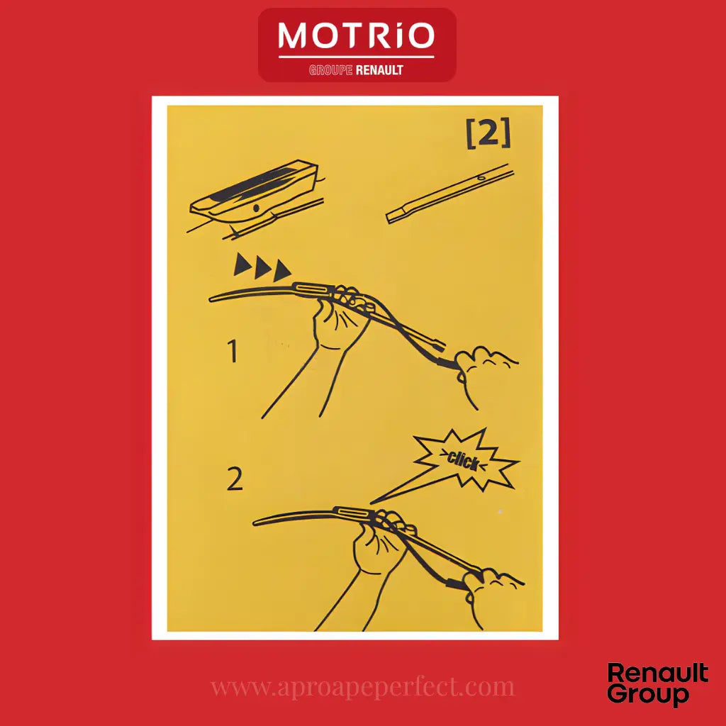 Ghid montaj ștergătoare MOTRIO-8671095356