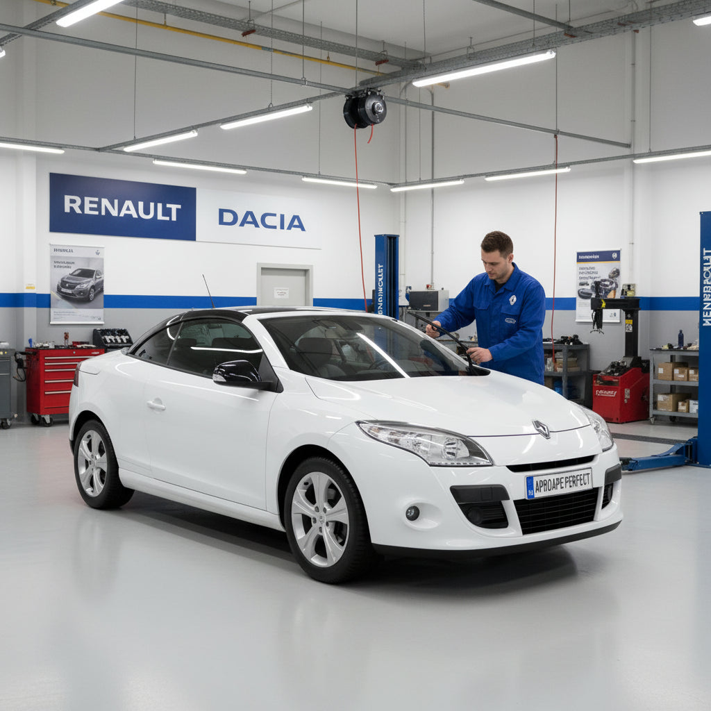 Schimbare ștergătoare la Renault Megane III Coupé-Cabriolet cu setul 8671095362