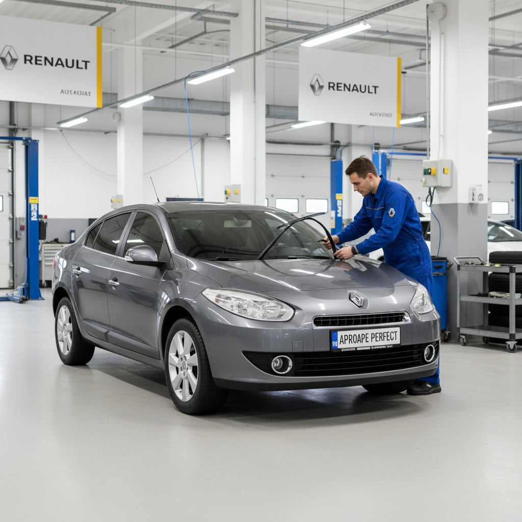 Schimbare ștergătoare la Renault Fluence cu setul 8671095362
