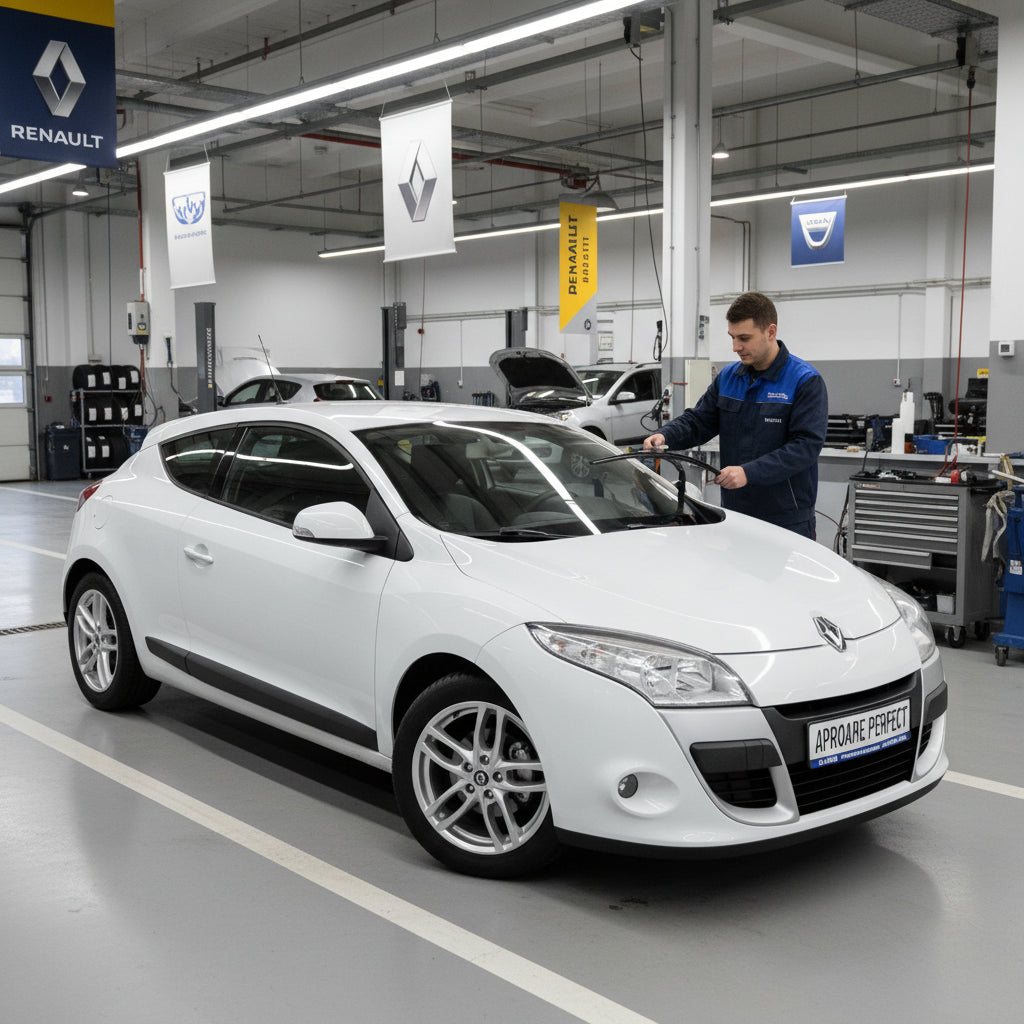 schimbare ștergătoare la renault megane iii coupé cu setul 8671095362