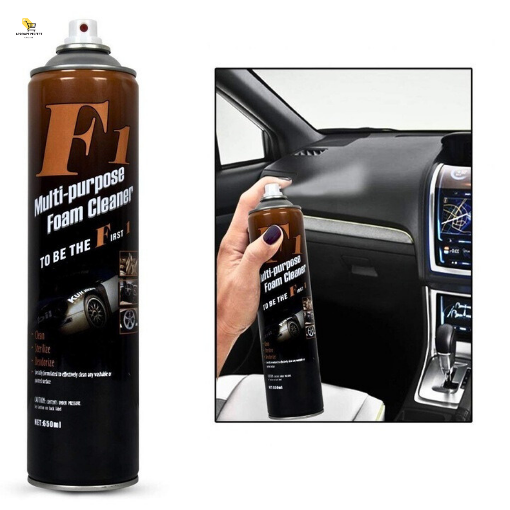 Spray Spumă de Curățare pentru Scaune Auto - Car Seat Cleaner Foam Spray, 600 ml, Eco-Friendly, pH Neutru