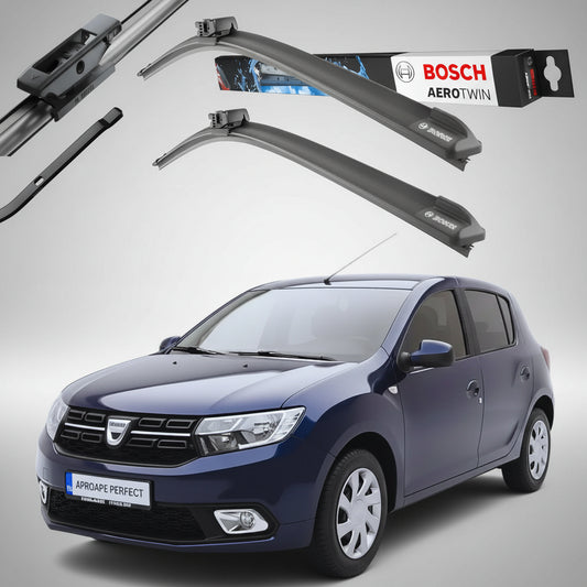 Set Ștergătoare Bosch Aerotwin A173S – Dacia Sandero II Facelift (2016–2020)
