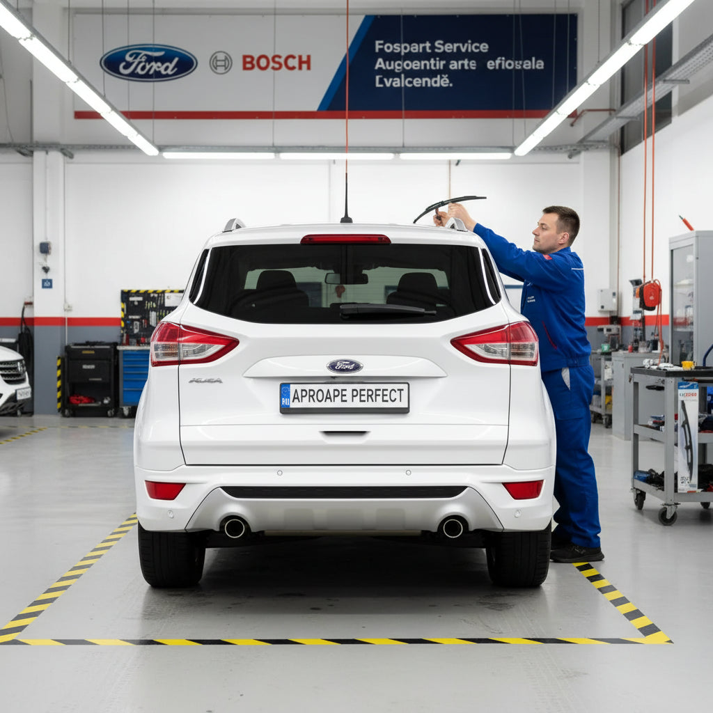 Ford Kuga II (DM2) hátsó ablaktörlő csere Bosch Aerotwin hátsó A281H-val