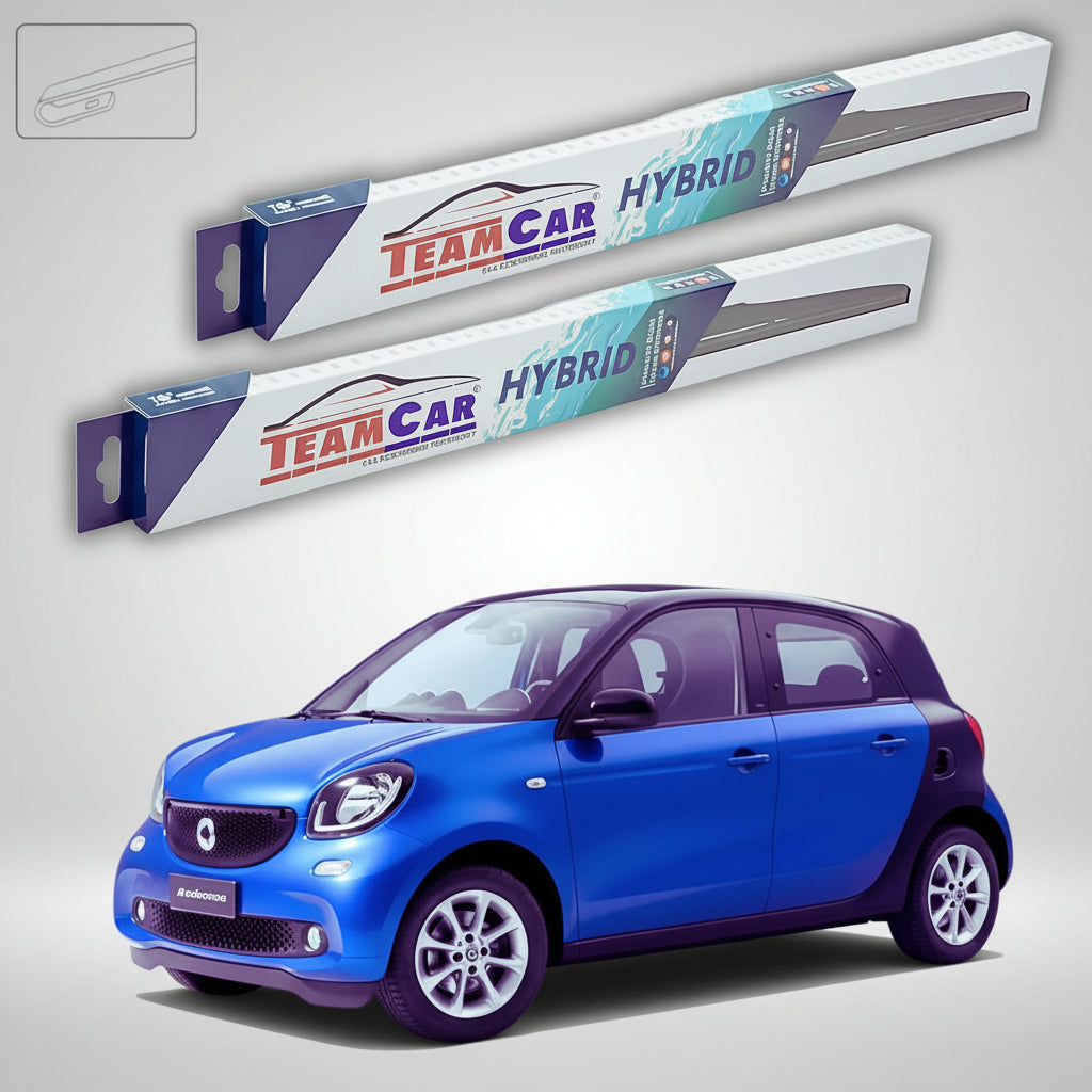 Ștergătoare Smart Forfour 453 Cabrio 2015-2021 | Set Față Hibrid – TeamCar®