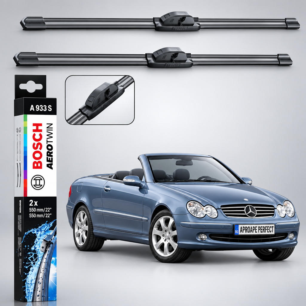 Ștergătoare Mercedes-Benz Serie CLK (Cabrio) [209] 09.2001 – 12.2009