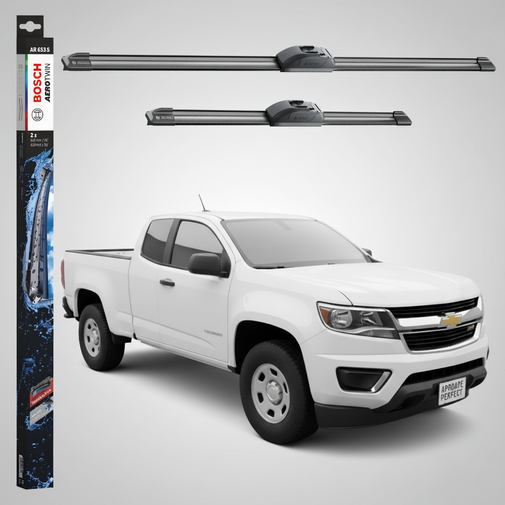 Ștergătoare Parbriz Chevrolet Colorado 2012-2022 | Set Față 650+400mm Aerotwin AR653S | Bosch