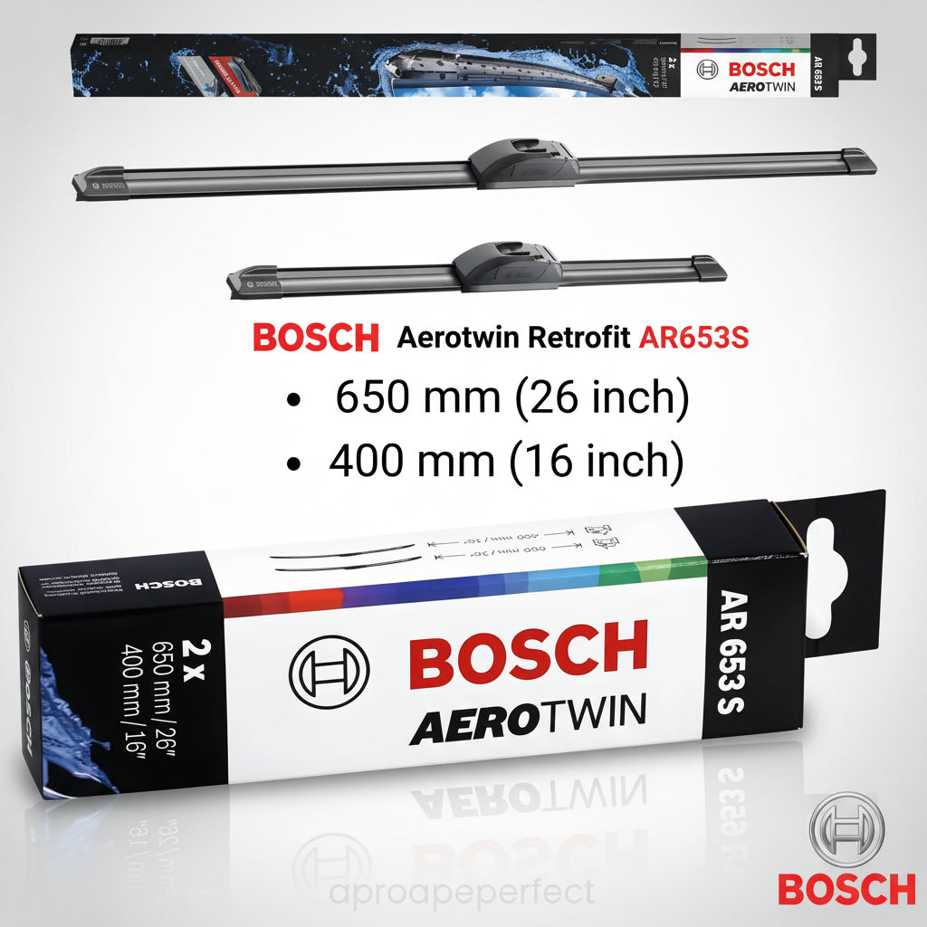 Bosch Aerotwin Retrofit AR653S 650mm 400mm dimensiuni