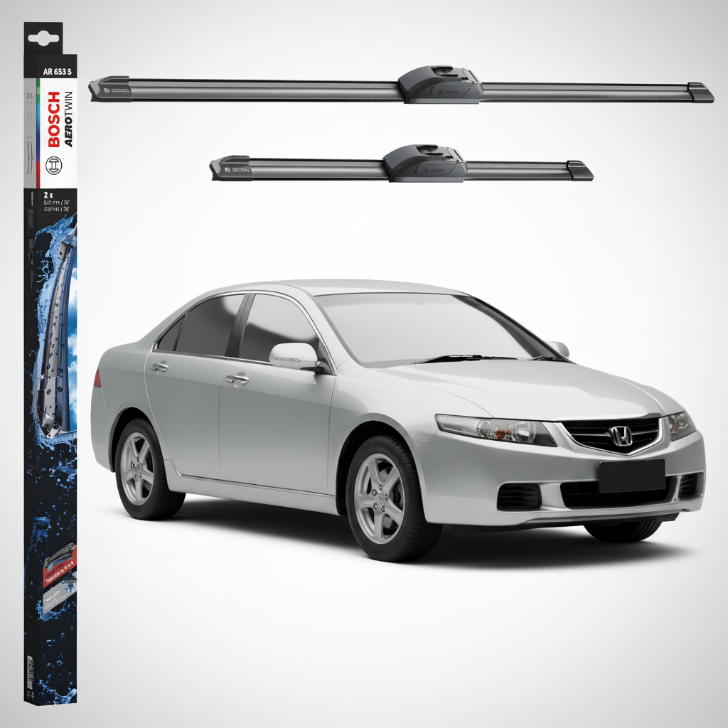 Ștergătoare Parbriz Honda Accord VII (CL, CN) 2003-2008 | Set Față 650+400mm Aerotwin AR653S | Bosch