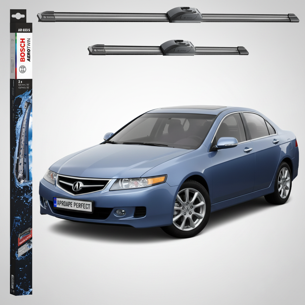 Ștergătoare Parbriz Acura TSX (CL_) 2003-2008 | Set Față 650+400mm Aerotwin AR653S | Bosch
