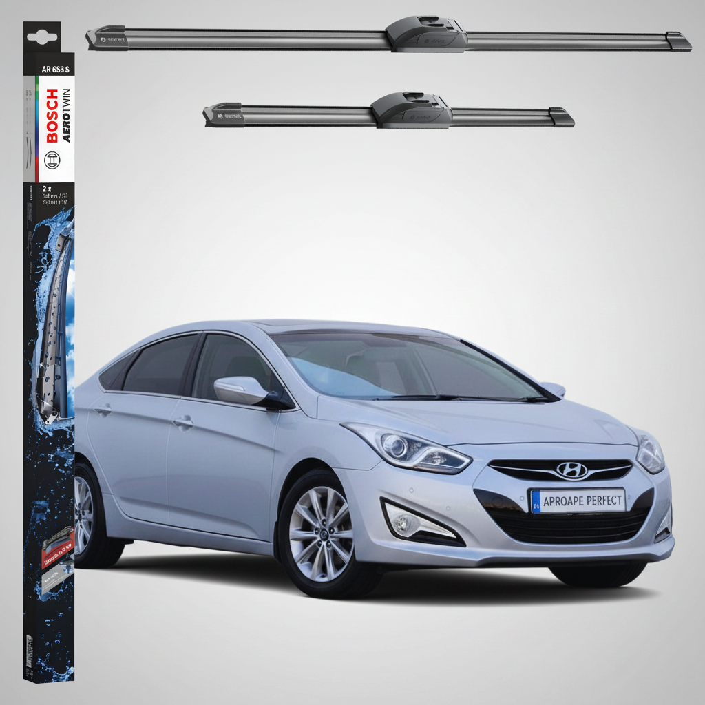 Ștergătoare Parbriz Hyundai i40 I CW (VF) 2011-2019 | Set Față 650+400mm Aerotwin AR653S | Bosch