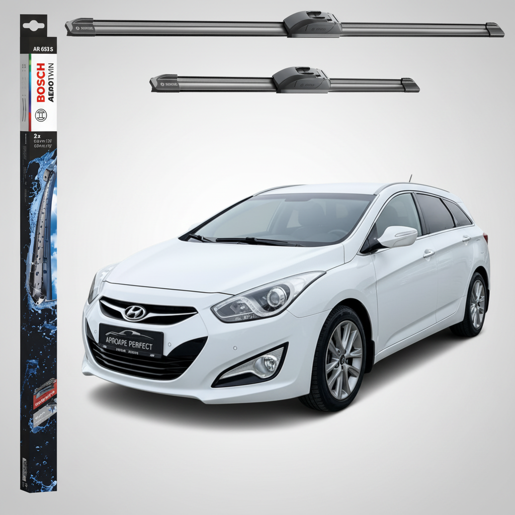 Ștergătoare Parbriz Hyundai i40 I Kombi Van (VF) 2011-2019 | Set Față 650+400mm Aerotwin AR653S | Bosch