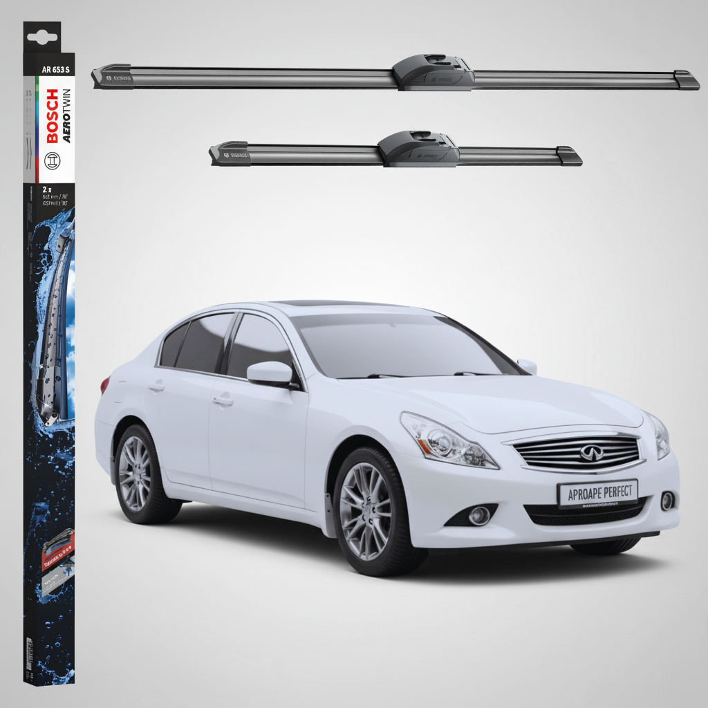 Ștergătoare Parbriz Infiniti G Saloon 2007-2013 | Set Față 650+400mm Aerotwin AR653S | Bosch
