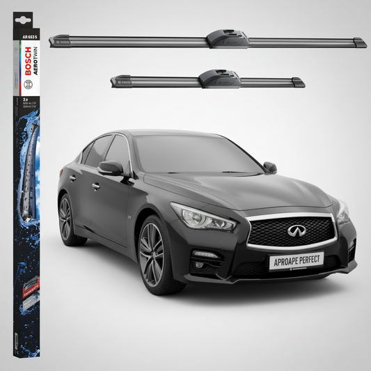 Ștergătoare Parbriz Infiniti Q50 2013-Prezent | Set Față 650+400mm Aerotwin AR653S | Bosch