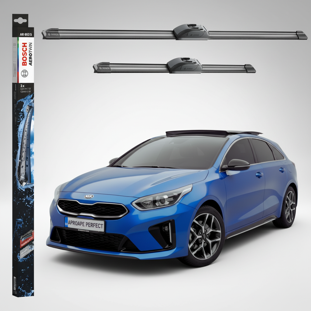 Ștergătoare Parbriz Kia ProCeed Combi Van (CD) 2018-Prezent | Set Față 650+400mm Aerotwin AR653S | Bosch