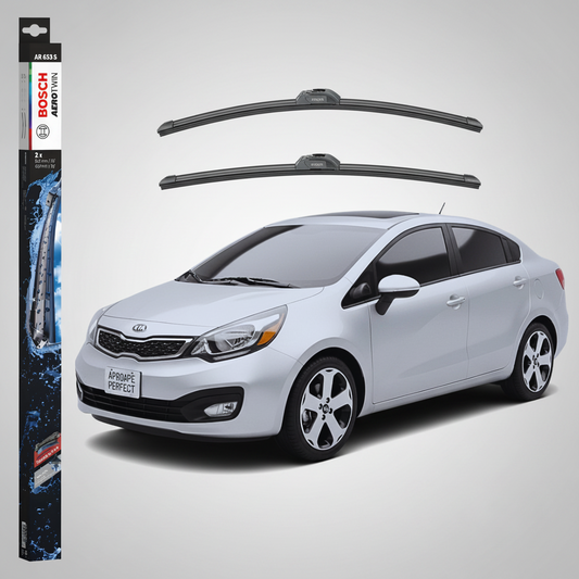 Ștergătoare Parbriz Kia Rio III Saloon (UB) 2011-2017 | Set Față 650+400mm Aerotwin AR653S | Bosch