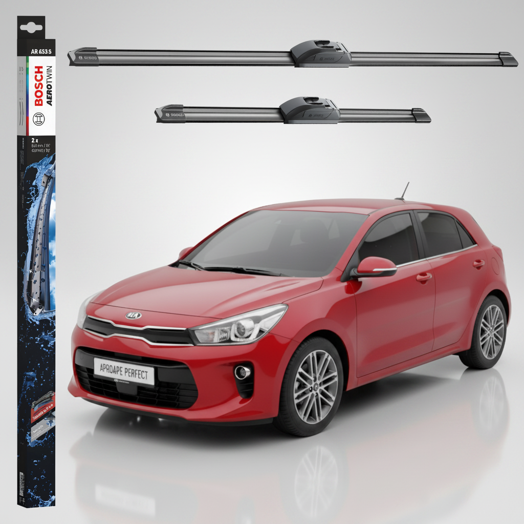 Ștergătoare Parbriz Kia Rio III (UB) 2011-2017 | Set Față 650+400mm Aerotwin AR653S | Bosch