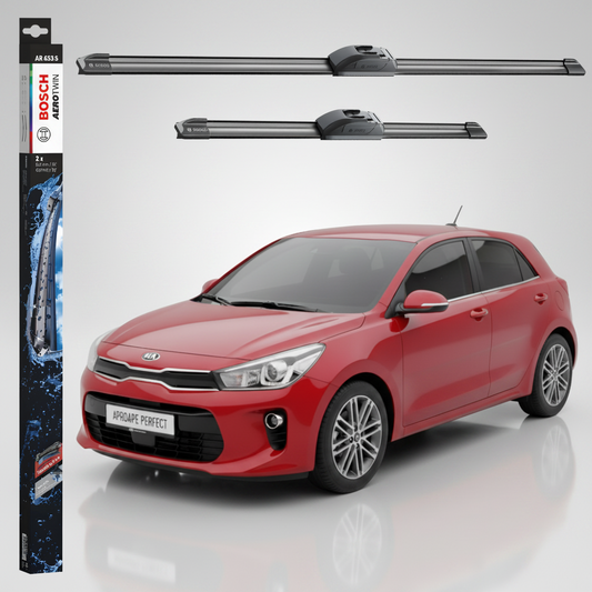 Ștergătoare Parbriz Kia Rio III (UB) 2011-2017 | Set Față 650+400mm Aerotwin AR653S | Bosch