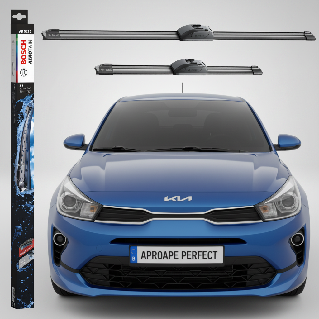 Ștergătoare Parbriz Kia Rio IV (YB, SC, FB) 2017-Prezent | Set Față 650+400mm Aerotwin AR653S | Bosch