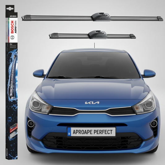 Ștergătoare Parbriz Kia Rio IV (YB, SC, FB) 2017-Prezent | Set Față 650+400mm Aerotwin AR653S | Bosch