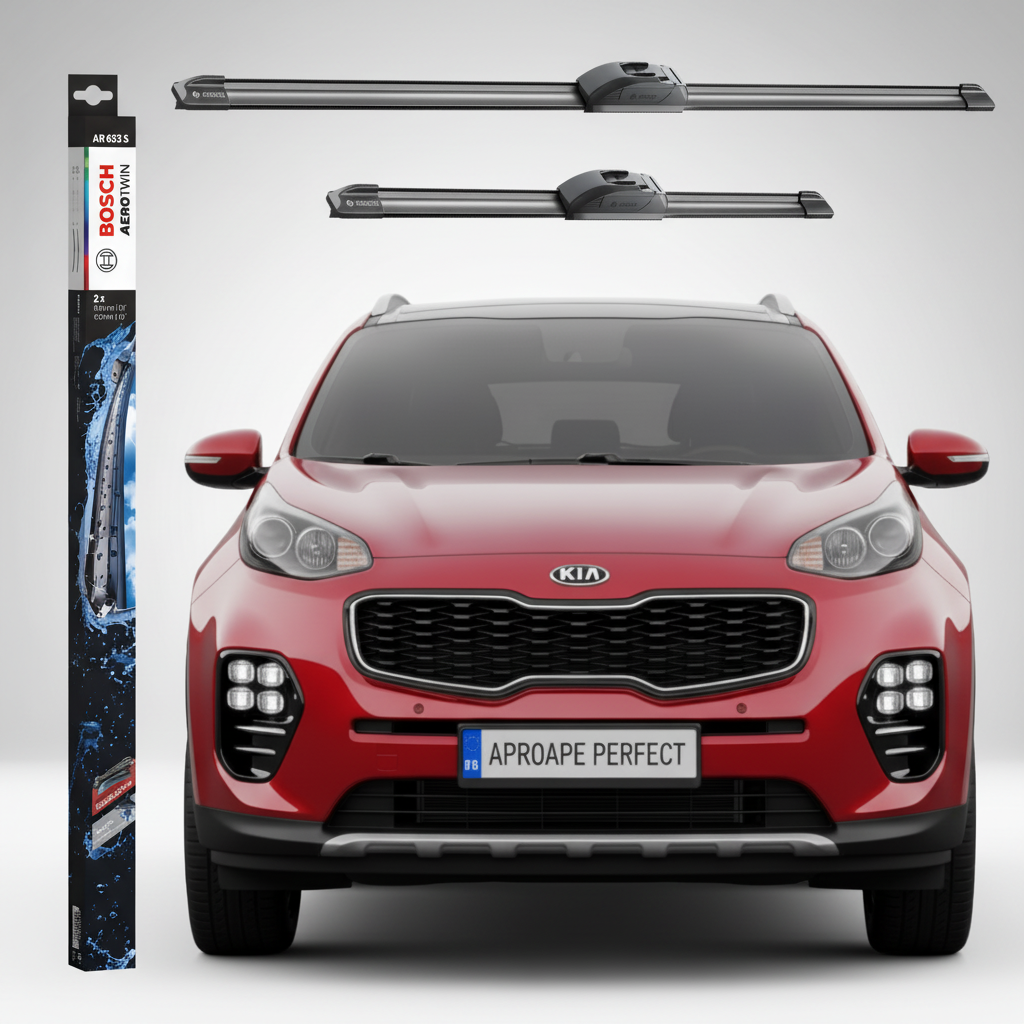 Ștergătoare Parbriz Kia Sportage IV (QL, QLE) 2015-2021 | Set Față 650+400mm Aerotwin AR653S | Bosch