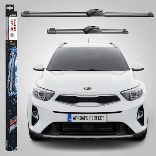 Ștergătoare Parbriz Kia Stonic (YB) 2017-Prezent | Set Față 650+400mm Aerotwin AR653S | Bosch