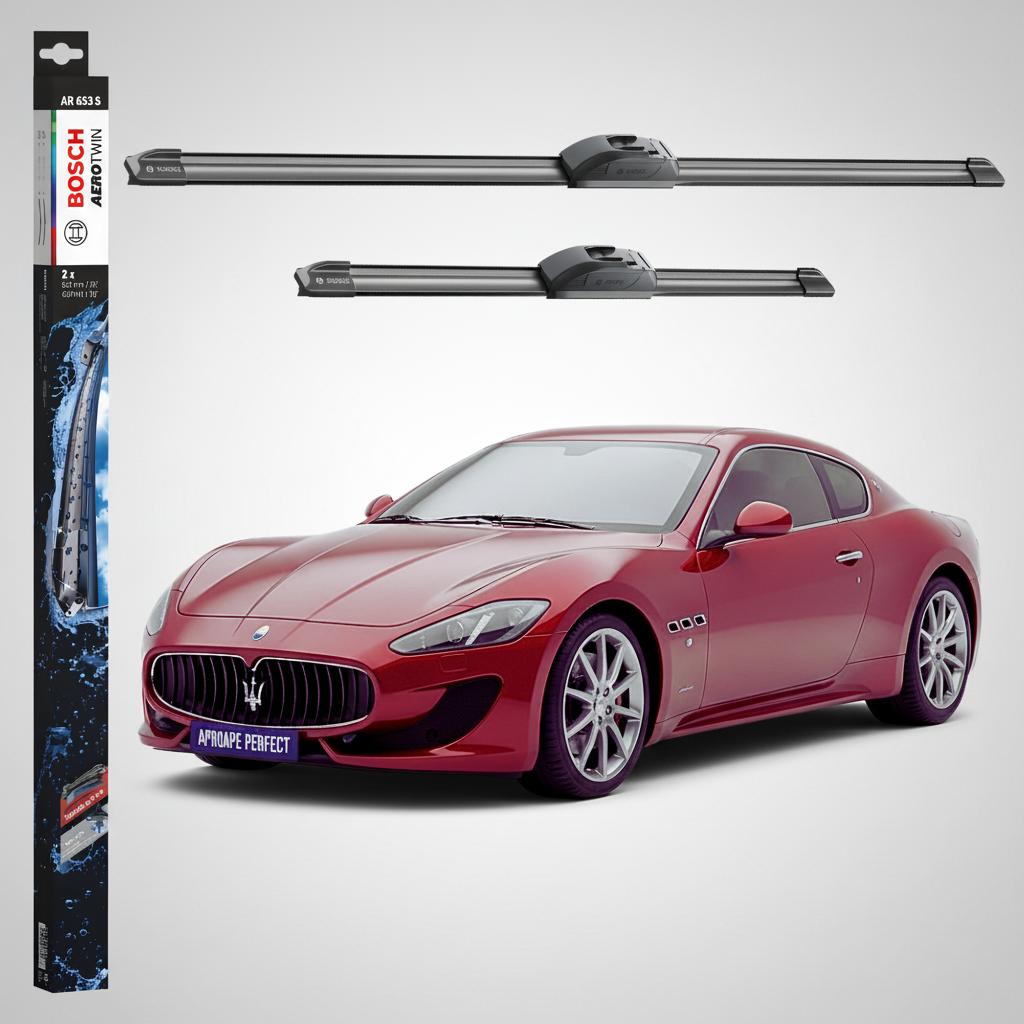 Ștergătoare Parbriz Maserati Gran Turismo I 2007-2019 | Set Față 650+400mm Aerotwin AR653S | Bosch