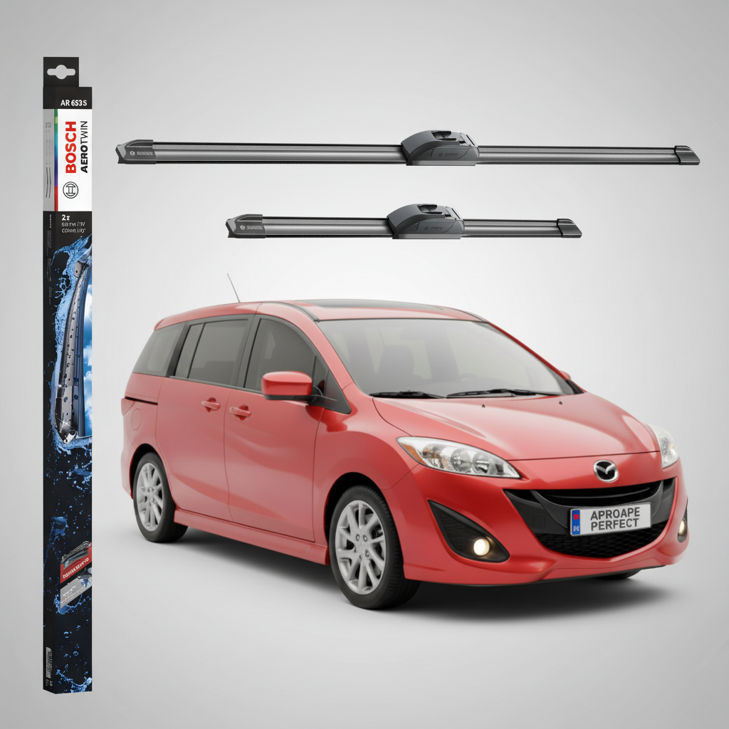 Ștergătoare Parbriz Mazda 5 (CW) 2010-2015 | Set Față 650+400mm Aerotwin AR653S | Bosch