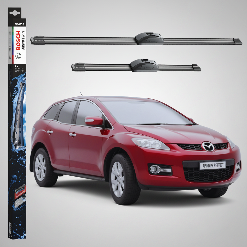 Ștergătoare Parbriz Mazda CX-7 (ER) 2006-2013 | Set Față 650+400mm Aerotwin AR653S | Bosch