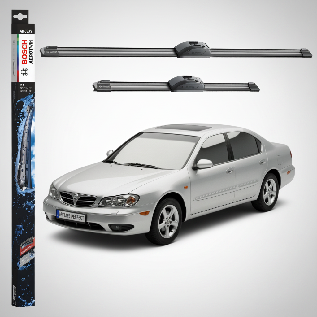 Ștergătoare Parbriz Nissan Maxima / Maxima QX V (A33) 2000-2003 | Set Față 650+400mm Aerotwin AR653S | Bosch