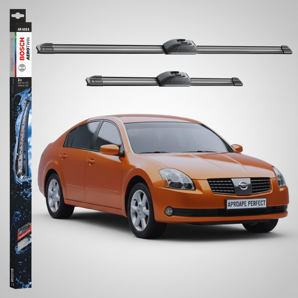 Ștergătoare Parbriz Nissan Maxima VI (A34) 2003-2008 | Set Față 650+400mm Aerotwin AR653S | Bosch