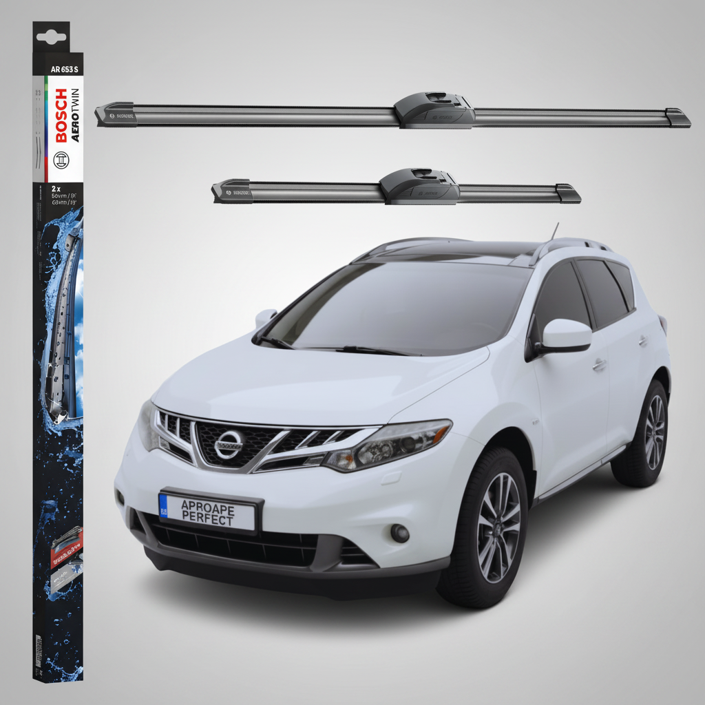 Ștergătoare Parbriz Nissan Murano II Van (Z51) 2008-2014 | Set Față 650+400mm Aerotwin AR653S | Bosch