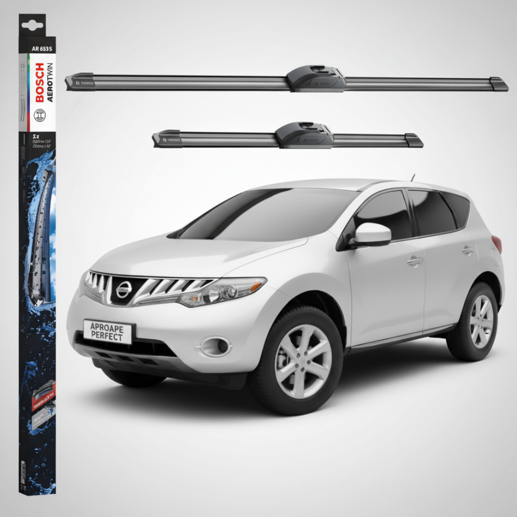 Ștergătoare Parbriz Nissan Murano II (Z51) 2008-2014 | Set Față 650+400mm Aerotwin AR653S | Bosch