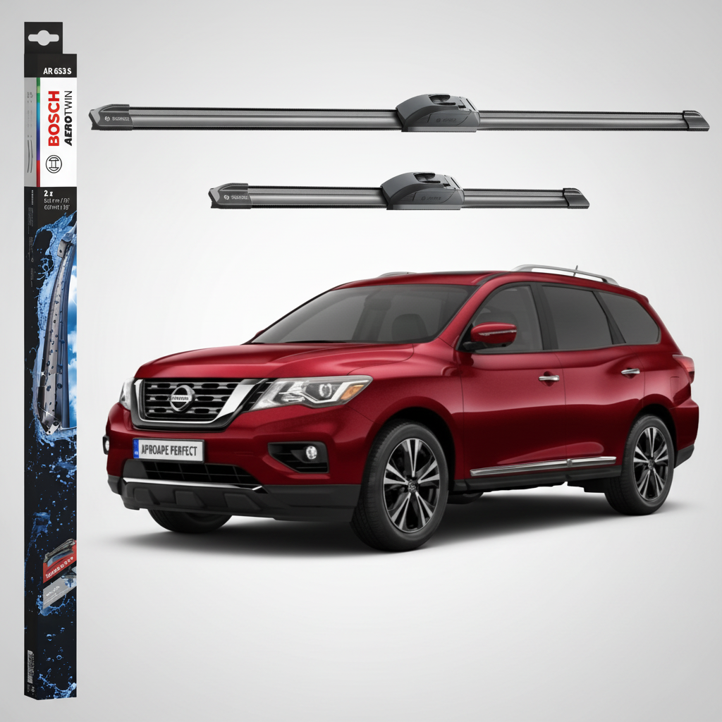 Ștergătoare Parbriz Nissan Pathfinder IV (R52) 2012-2021 | Set Față 650+400mm Aerotwin AR653S | Bosch