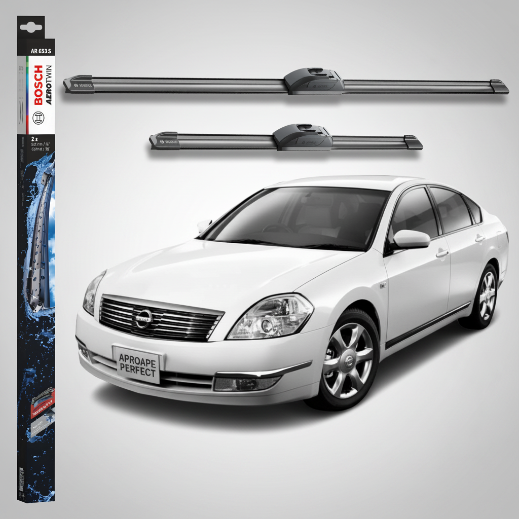 Ștergătoare Parbriz Nissan Teana II (J32) 2008-2013 | Set Față 650+400mm Aerotwin AR653S | Bosch