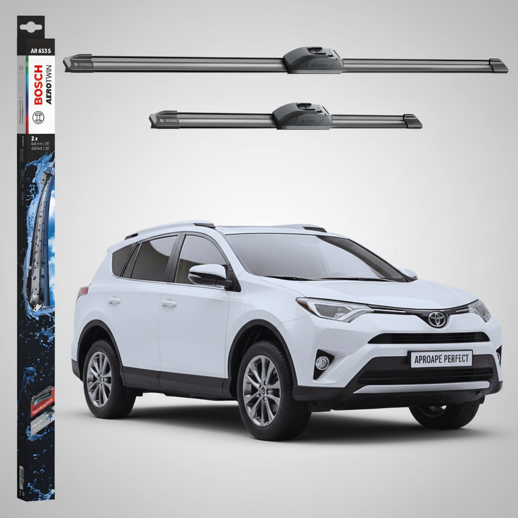 Ștergătoare Parbriz Toyota RAV4 IV Van (XA40) 2012-2018 | Set Față 650+400mm Aerotwin AR653S | Bosch