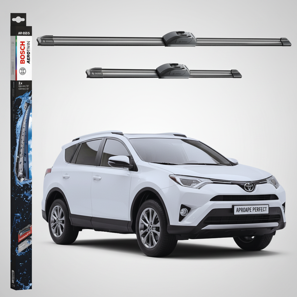 Ștergătoare Parbriz Toyota RAV4 IV (XA40) 2012-2018 | Set Față 650+400mm Aerotwin AR653S | Bosch