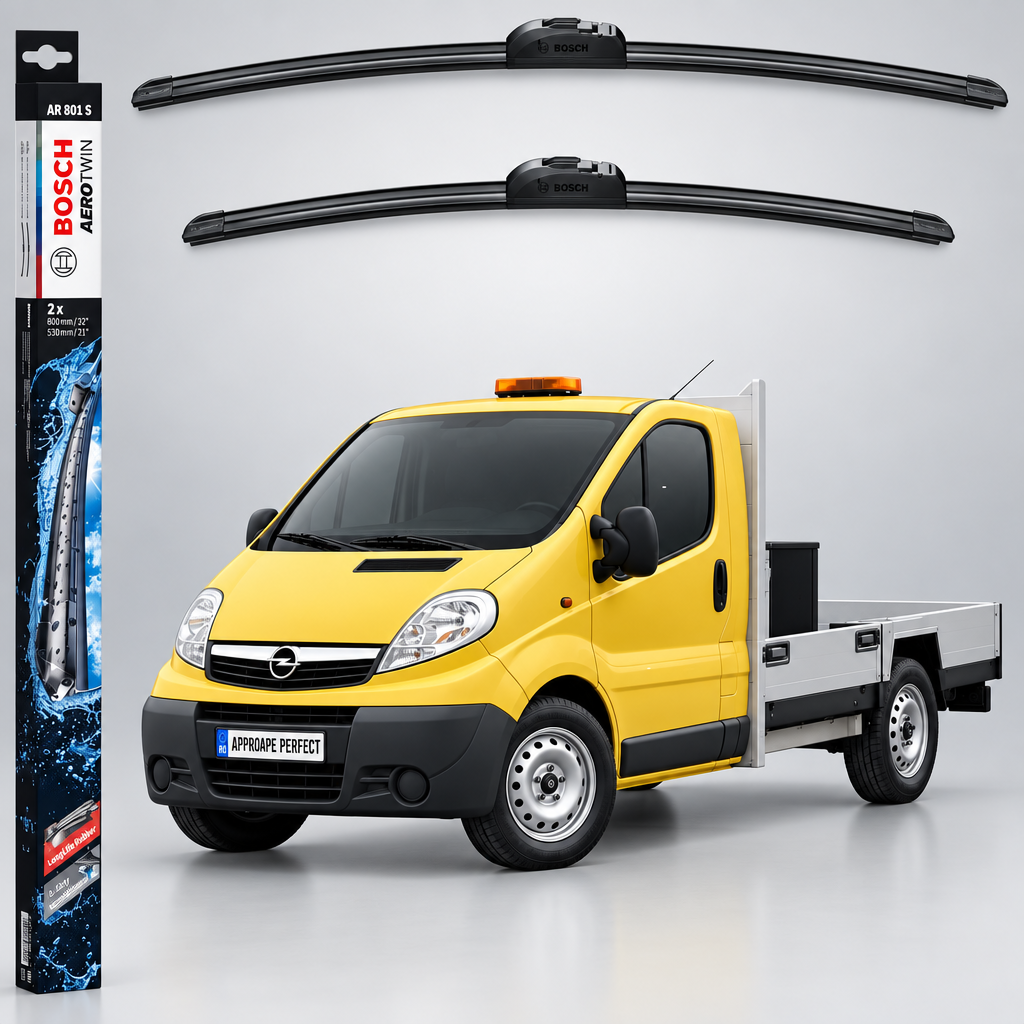 Ștergătoare Opel Vivaro A Platform (X83) 08.2001–07.2014